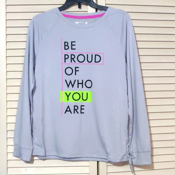 Xersion Little & Big Girls Round Neck Long Sleeve - Picture 3 of 6